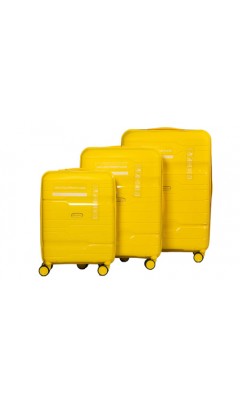 ALEZAR LUX Travel Bag Yellow (20" 24" 28")