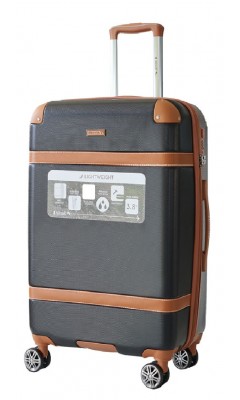 ALEZAR LUX Travel Bag Set Black/Brown