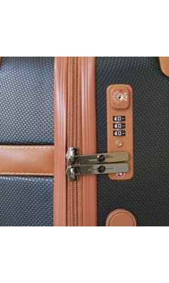 ALEZAR LUX Travel Bag Set Black/Brown