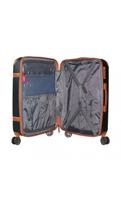 ALEZAR LUX Travel Bag Set Black/Brown
