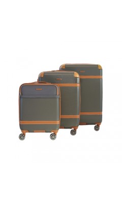 ALEZAR LUX Travel Bag Brown/Gray (20" 24" 28")