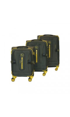 ALEZAR Travel Bag Green/Yellow (20" 24" 28")