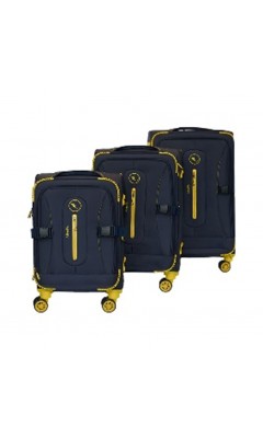 ALEZAR Travel Bag Blue/Yellow (20" 24" 28")